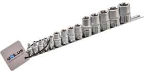 Набор торцевых головок Jonnesway S06H414S 1/2", 3/8", 1/4" (14 пр.)