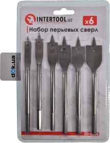 Набор сверл Intertool перьевых по дереву SD-0206 10-25 мм 6 шт.