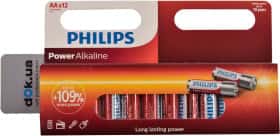 Батарейка Philips Alkaline Power LR6P12W10 AA (пальчикова) 1,5 V 12 шт