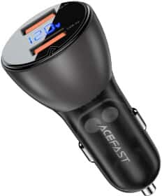 USB зарядка в авто Acefast Digital Display AFB7B