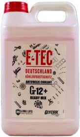 Концентрат антифриза E-TEC Long Life G12+ красный Концентрат антифриза E-TEC Long Life G12+ красный