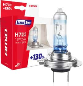 Автолампа Amio LumiTec Limited +130% H7 PX26d 55 W прозрачно-голубая 01406