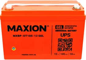 Аккумулятор для ИБП Maxion MXBPOT10512DGEL 105 Ач 12 В Аккумулятор для ИБП Maxion MXBPOT10512DGEL 105 Ач 12 В
