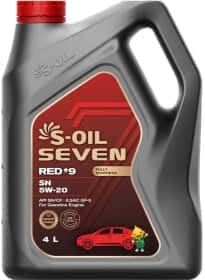 Моторное масло S-Oil Seven Red #9 SN 5W-20 синтетическое Моторное масло S-Oil Seven Red #9 SN 5W-20 синтетическое