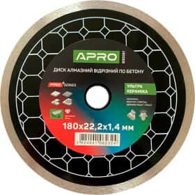 Круг відрізний Apro Pro+ 830081 180 мм