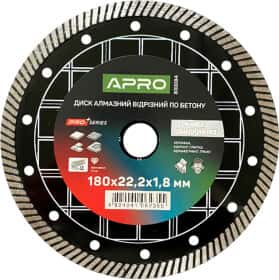 Круг відрізний Apro Pro+ 830084 180 мм