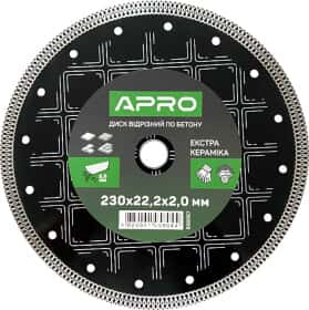 Круг відрізний Apro Екстра Кераміка 830057 230 мм