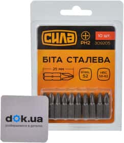 Набір бит Сила 309205 10 шт.