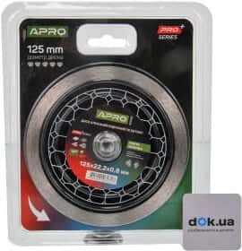 Круг отрезной Apro Pro+ 830080 125 мм