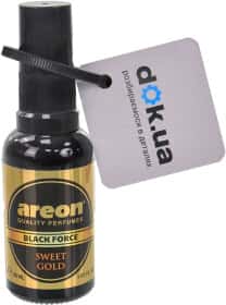 Ароматизатор Areon Black Force Sweet Gold 30 мл Ароматизатор Areon Black Force Sweet Gold 30 мл