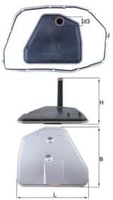 Фильтр АКПП Mahle hx164d1