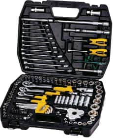 Набір інструментів MasterTool 785121 1/2", 3/8", 1/4" 121 од. Набір інструментів MasterTool 785121 1/2", 3/8", 1/4" 121 од.