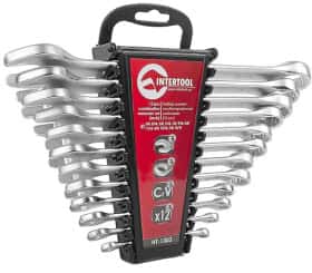 Набір ключів ріжково-накидних Intertool HT1303 1/4"-15/16" 12 шт