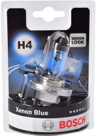 Автолампа Bosch Xenon Blue H4 P43t 55 W 60 W прозора 1987301010