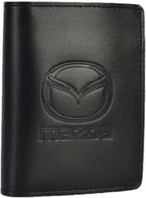 Портмоне-органайзер Poputchik 5070-038 з логотипом Mazda колір чорний