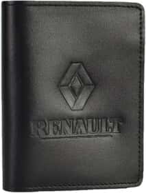 Портмоне-органайзер Poputchik 5070-022 з логотипом Renault колір чорний