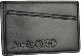 Картхолдер Poputchik 5014-040 з логотипом Audi колір чорний