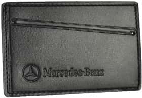 Картхолдер Poputchik 5014-035 з логотипом Mercedes-Benz колір чорний