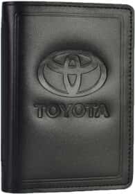 Портмоне-органайзер Poputchik 5062-041 з логотипом Toyota колір чорний