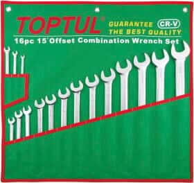 Набор ключей рожково-накидных Toptul GBAA1602 1/4"-1"1/4 16 шт