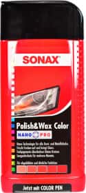 Кольоровий поліроль для кузова Sonax Polish & Wax Color NanoPro червоний