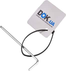 Ключ шестигранный Rockforce RF-765025L L-образный 2,5 мм с шарообразным наконечником