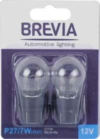 Автолампа Brevia P27/7W W2,5x16q 27 W 7 W прозора 12339B2
