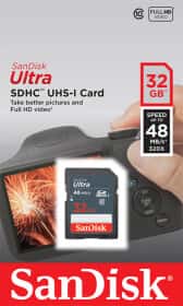 Карта пам’яті SanDisk Ultra Light SDHC 32 ГБ Карта пам’яті SanDisk Ultra Light SDHC 32 ГБ