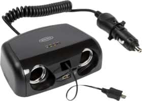 Розгалужувач прикурювача з USB Ring 2 в 1 + USB RMS15