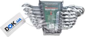 Набор ключей комбинированных трещоточных Rockforce RF-51072F 8-19 мм с шарниром 7 шт