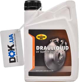 Гальмівна рідина Kroon Oil Drauliquid-LV Super DOT 4 ABS ESP ASR Гальмівна рідина Kroon Oil Drauliquid-LV Super DOT 4 ABS ESP ASR
