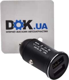 USB зарядка в авто Pulso C-31203BK C-31203BK
