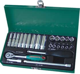 Набор торцевых головок и комплектующих Jonnesway s04h2125s 1/4" (25 пр.)