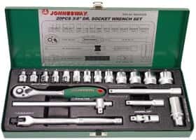 Набор торцевых головок и комплектующих Jonnesway s04h3120s 3/8" (20 пр.)