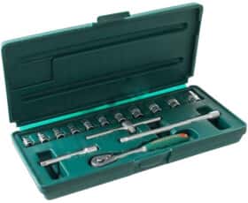 Набор торцевых головок и комплектующих Jonnesway s04h2715s 1/4" (15 пр.)