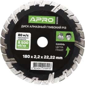 Круг отрезной Apro 830050 180 мм