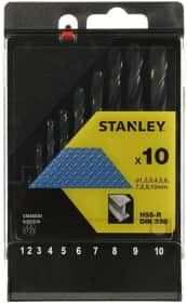 Набір свердл Stanley спіральних по металу STA56030-QZ 1-10 мм 10 шт.
