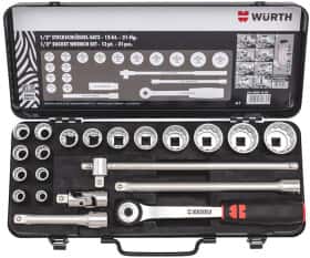 Набір торцевих головок та компонентів Würth 09651320 1/2" (21 пр.)