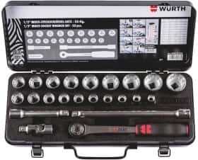 Набір торцевих головок та компонентів Würth 096513023 1/2" (23 пр.)