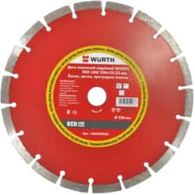 Круг відрізний Würth Red Line 1668700230 230 мм