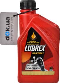 Трансмиссионное масло Lubrex Drivemax ATF III синтетическое Трансмиссионное масло Lubrex Drivemax ATF III синтетическое