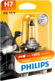 Автолампа Philips Vision H7 PX26d 55 W прозрачная 12972PR1B