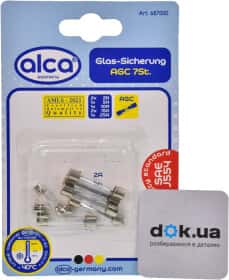 Набір запобіжників Alca 687000 FGL2 FGL3 7 шт.