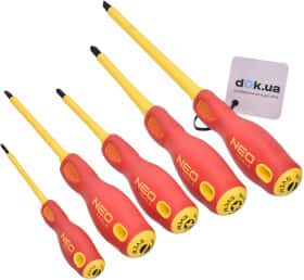 Набор отверток диэлектрических Neo Tools 04-220 5 шт.