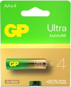 Батарейка GP Ultra Alkaline 15AU-2UE4 AA (пальчиковая) 1,5 V 4 шт