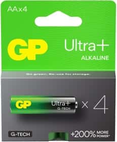 Батарейка GP Ultra Plus Alkaline 15AUP21-SB4 AA (пальчиковая) 1,5 V 4 шт