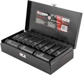 Набор торцевых головок Forcekraft FK-4127-5MPB 1/2" (12 пр.)