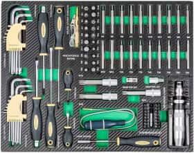 Набор инструментов Rockforce RF-K21192 1/2", 3/8", 1/4" 119 ед.