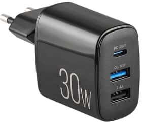 Мережевий зарядний пристрій Brevia ePower 45030ducb 30 Вт