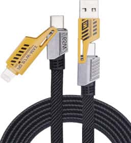 Кабель 3 в 1 WUW USB - Apple Lightning - type-C - type-C X207 6972573336524 Кабель 3 в 1 WUW USB - Apple Lightning - type-C - type-C X207 6972573336524